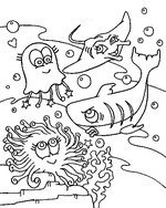 Online coloring page Animals