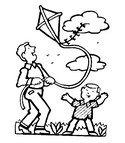 Online coloring page Spring
