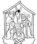 Online coloring page Christmas
