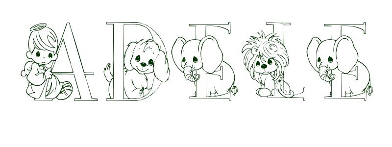 Coloring-Page-First-Name Adele