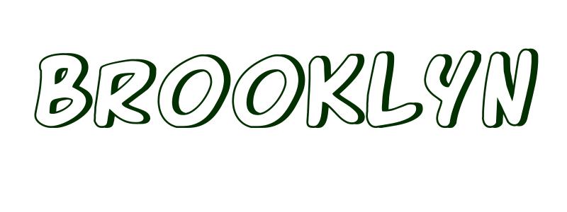 Coloring-Page-First-Name Brooklyn