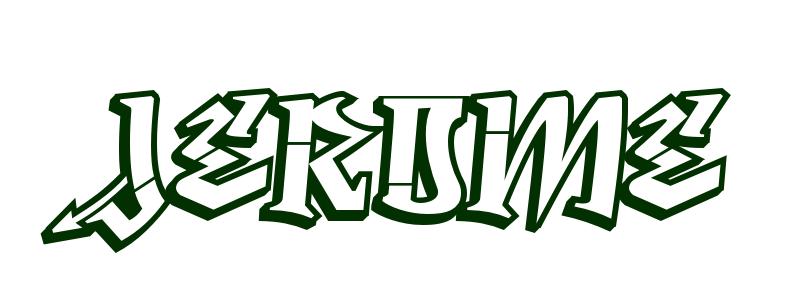 Coloring-Page-First-Name Jerome