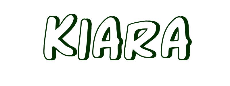 Coloring-Page-First-Name Kiara