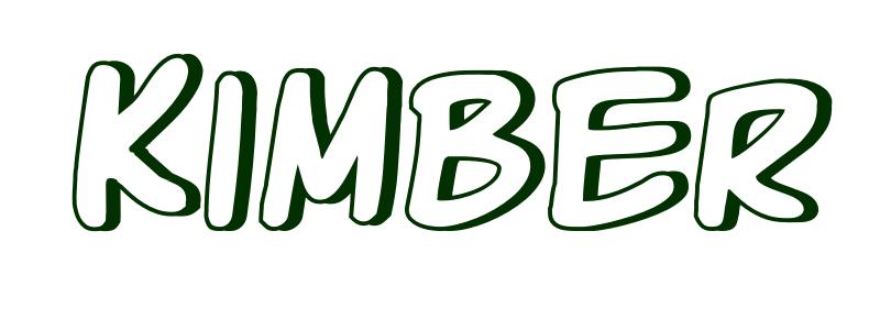 Coloring-Page-First-Name Kimber