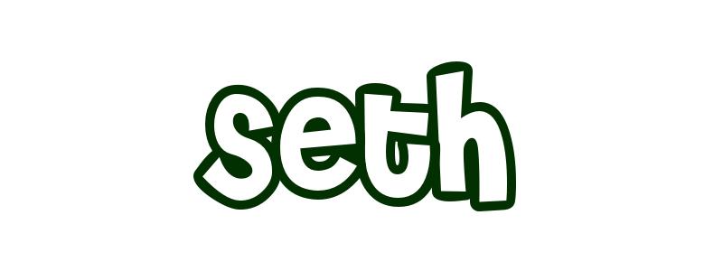 Coloring-Page-First-Name Seth