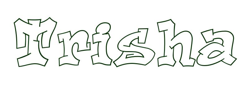 Coloring-Page-First-Name Trisha