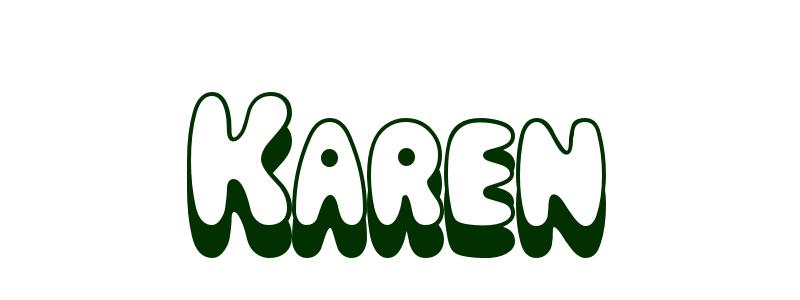 Disegno-da-colorare Karen