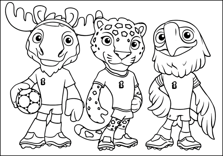 Online-Malen FIFA-Weltmeisterschaft 2026