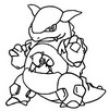 Fargelegging Tegninger Kangaskhan