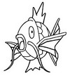 Målarbok Magikarp