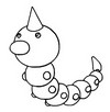 Coloring page Weedle
