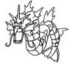 Coloring page Gyarados