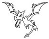 Coloring page Aerodactyl