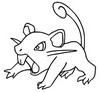 Målarbok Rattata