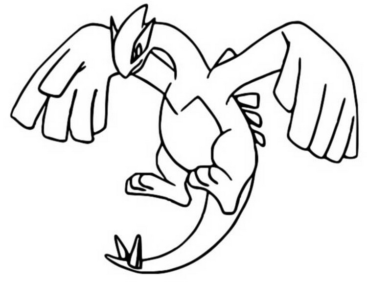 Lugia Pokemon Coloring Pages - Cartoons Coloring Pages ... 