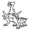 Disegno da colorare Sceptile