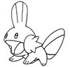 Gambar Mewarnai Mudkip