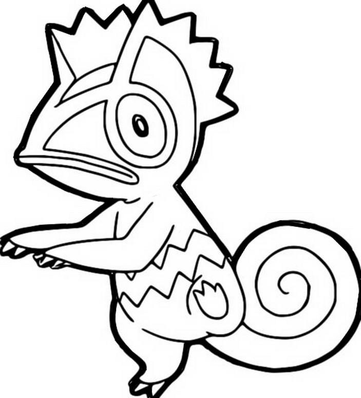 Coloring Pages Pokemon - Kecleon - Drawings Pokemon