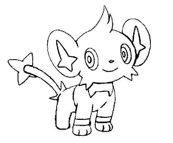 Coloring Pages Pokemon - Shinx - Drawings Pokemon