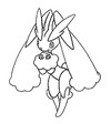 Dibujo para colorear Lopunny