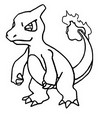 Imagini de colorat Charmeleon