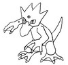 Imagini de colorat Golduck