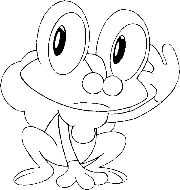 Coloring Pages Pokemon - Froakie - Drawings Pokemon