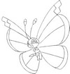 Fargelegging Tegninger Vivillon