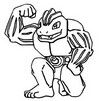 Kolorowanka Machoke