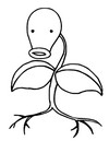 Dibujo para colorear Bellsprout