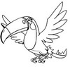 Coloring page Toucannon