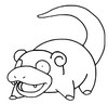 Imagini de colorat Slowpoke