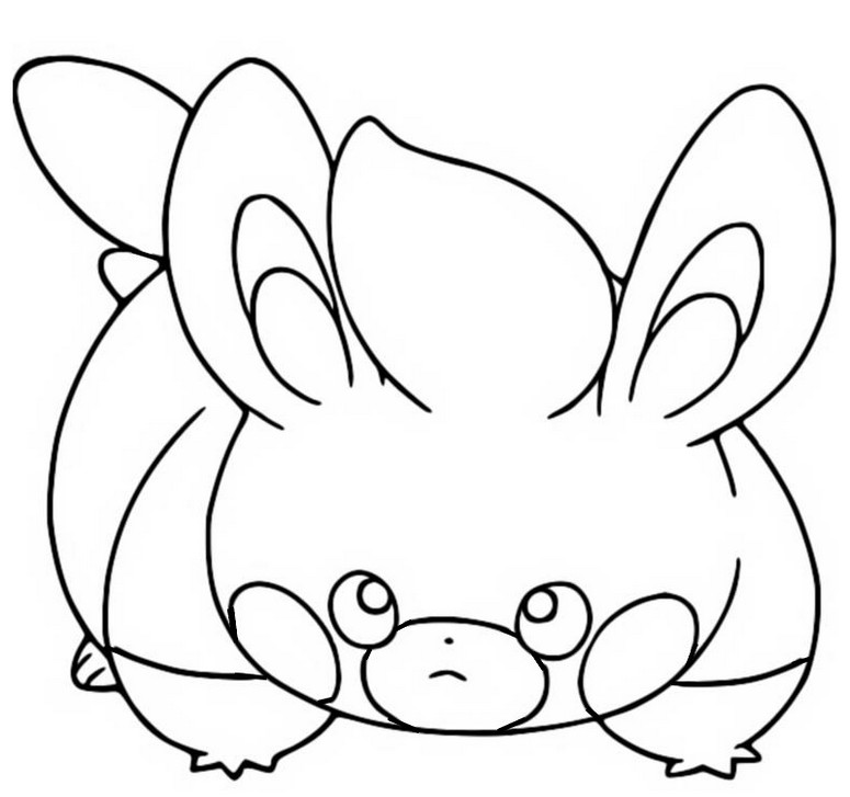 Dibujos para colorear Pokemon - Pawmi - Dibujos Pokemon