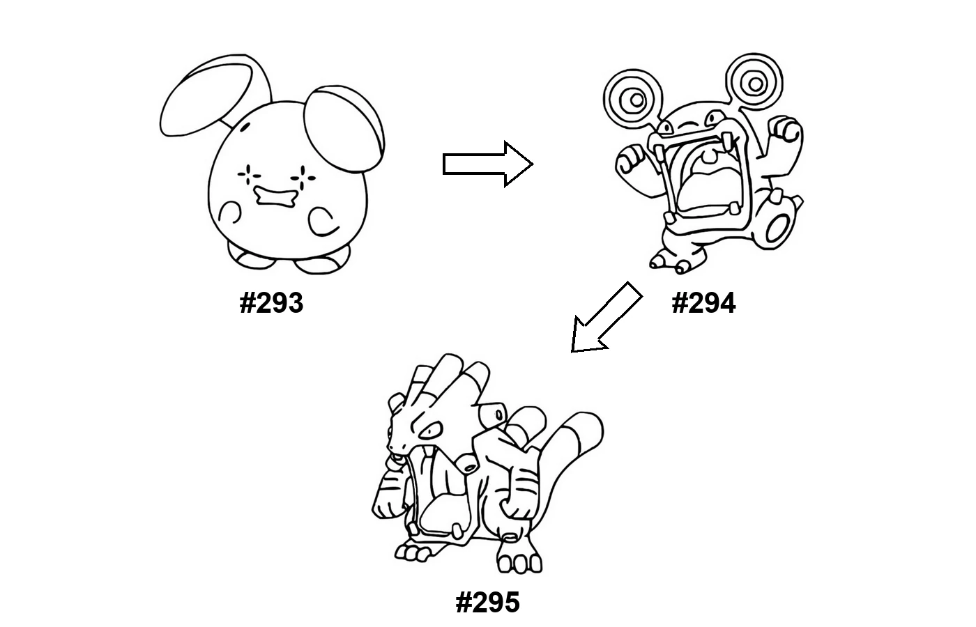 Pokémon evolution coloring page Whismur