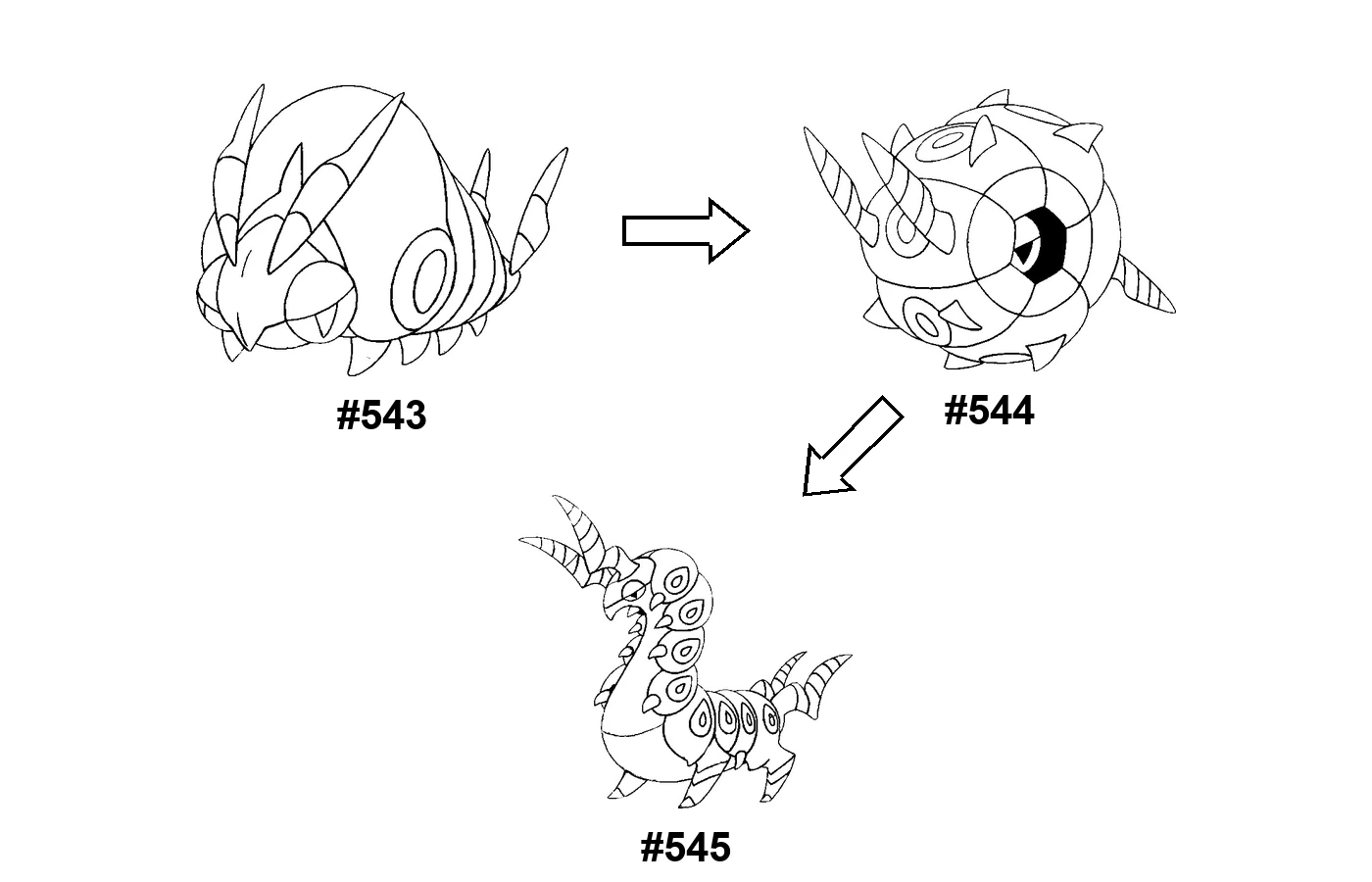 Pokémon evolution coloring page Venipede